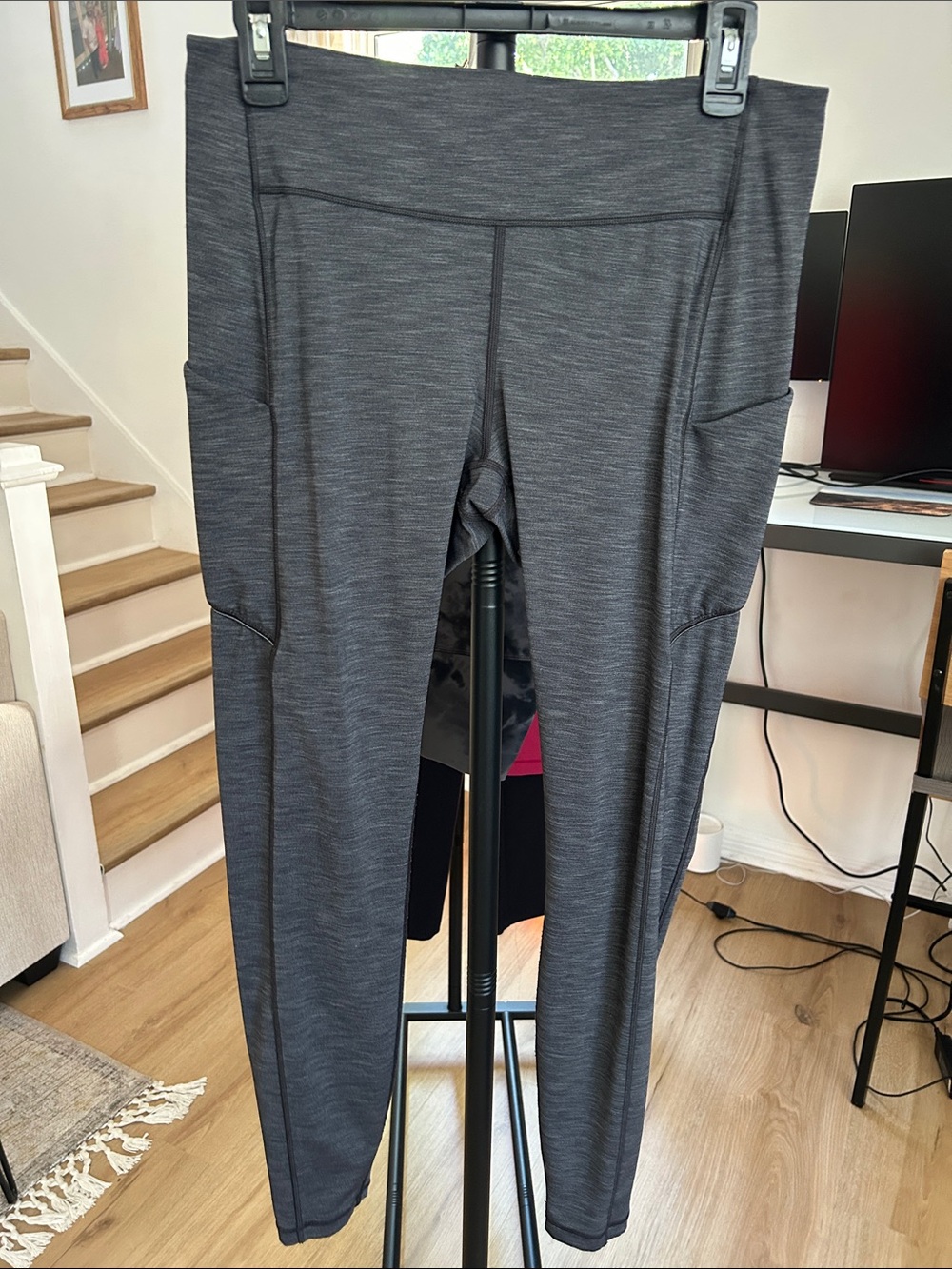 Lululemon Leggings. Size 10. 28” inseam. Side pockets. See description.